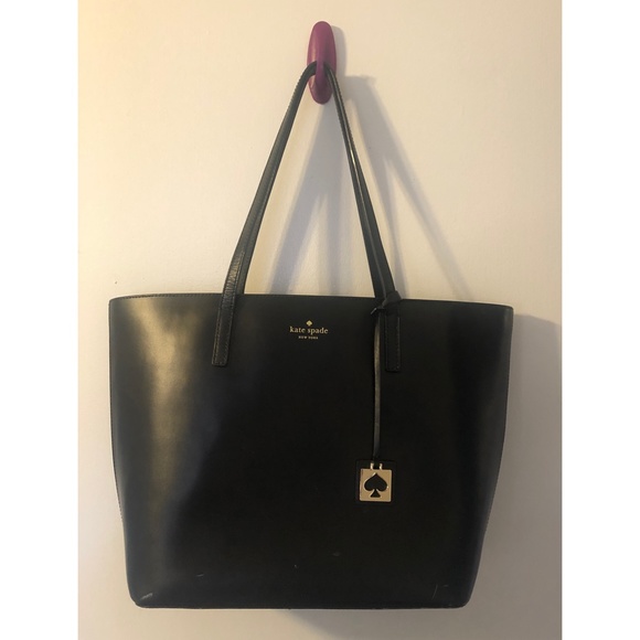 Small Black Spade Tote - Picture 1 of 5